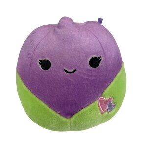 Squishmallow Jackie the Tulip 5in Valentine's 2023 Plush Toy Purple Stuffy Flowe